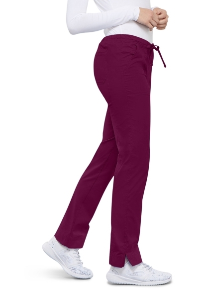Pantaloni Medicali Slim - Cherokee WorkWear Core Stretch | Wine - Img 4