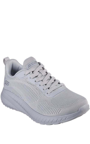 Pantofi Skechers dama - Bobs Squad Chaos - Face Off | Light Gray - Img 2