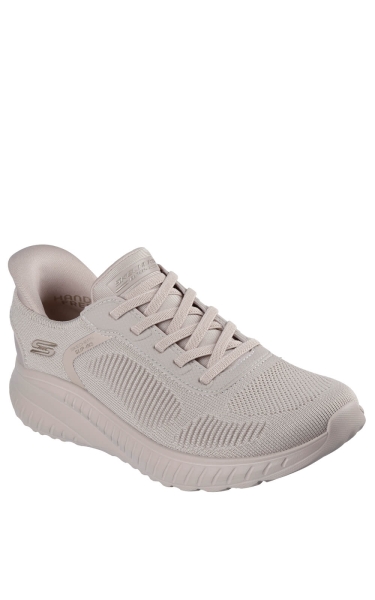 Pantofi Skechers dama Slip-Ins - Bobs Squad Chaos - Current Muse | Natural - Img 5