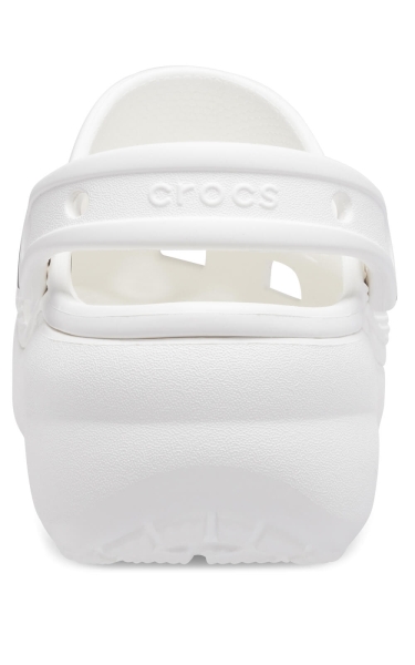 Saboți Crocs - Classic Platform Clog | White - Img 6