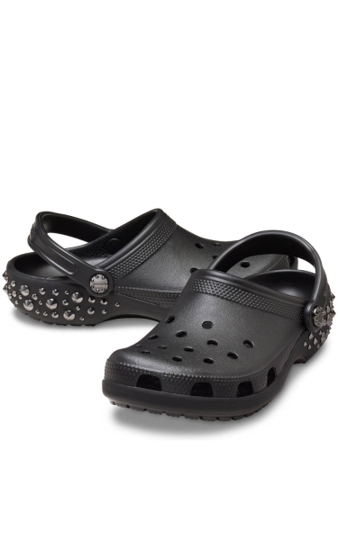 Saboți Crocs - Classic Studded Clog | Black - Img 3