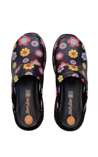 Saboți Medicali AirMax Terlik Sabo | Black Daisy - Img 3