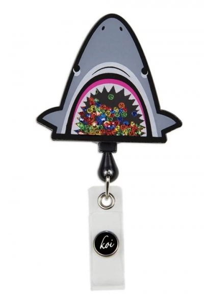 Suport Legitimație Retractabil - Shark | Koi Happiness