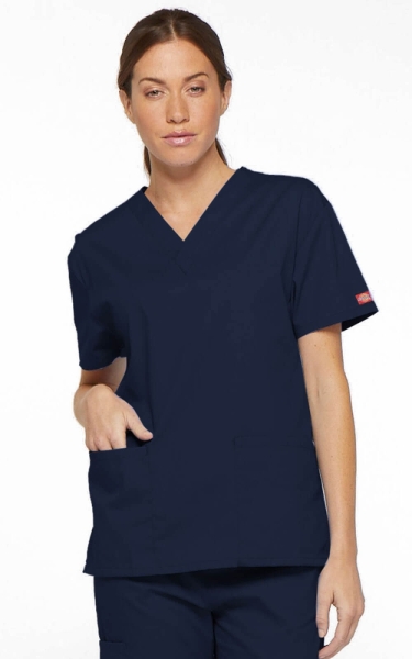 Halat Medical Clasic Dickies - EDS Signature | Navy - Img 4