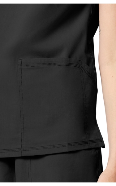 Halat Medical Damă Dickies FORGE - V-Neck | Black - Img 4
