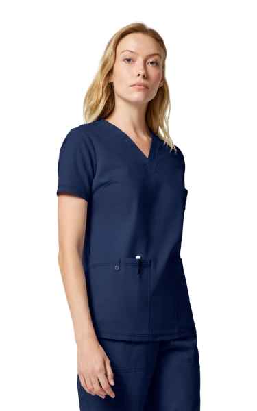 Halat Medical Damă Dickies FORGE - V-Neck | Navy - Img 3