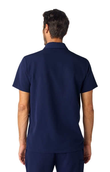 Halat Medical Jaanuu Polo UltraLAST cu Barieră Fluidă – Calderon | Midnight Navy - Img 2