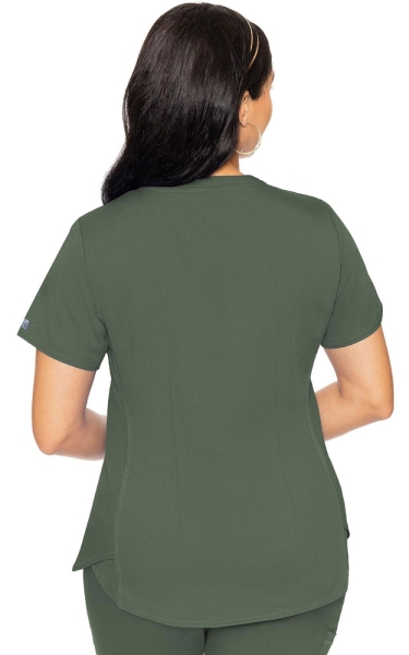 Halat Medical Shirttail Med Couture - Mc Touch | Olive - Img 2