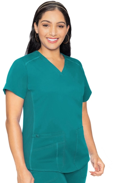 Halat Medical Shirttail Med Couture - Mc Touch | Teal - Img 1