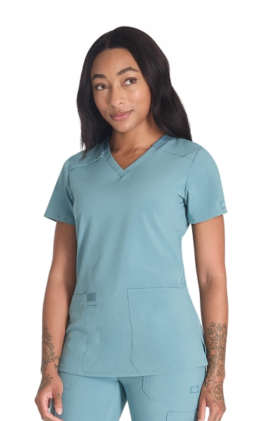 Halat Medical Stretch Funcțional Dickies - EDS Essentials | Mineral Blue - Img 2