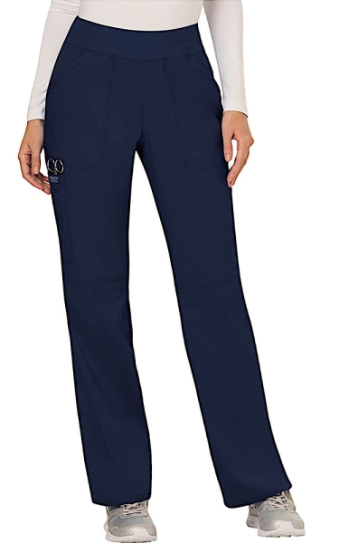 Pantaloni Medicali Cherokee cu Talie Elastică - WW Revolution | Navy - Img 1