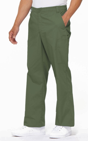 Pantaloni Medicali cu Talie Elastică EDS - Olive | Dickies. - Img 3