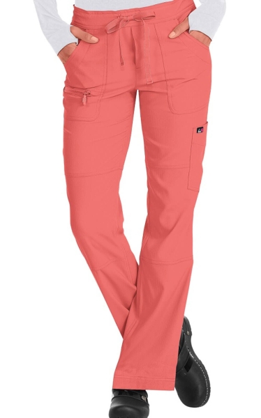 Pantaloni Medicali dama Koi Happiness - Peace | Coral