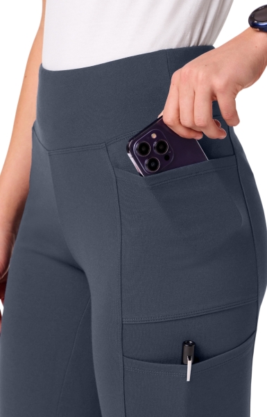 Pantaloni Medicali Jaanuu UltraSOFT Yoga Slim– Perri | Carbon Gray - Img 3