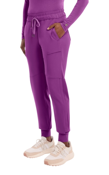 Pantaloni Medicali Jogger Healing Hands Naya - 360 | Plum Violet - Img 4