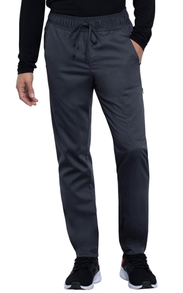 Pantaloni Medicali Jogger pentru Bărbați Pewter | Cherokee WorkWear Revolution - Img 1