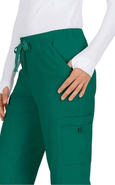 Pantaloni Medicali Koi Happiness - Holly | Hunter Green - Img 3
