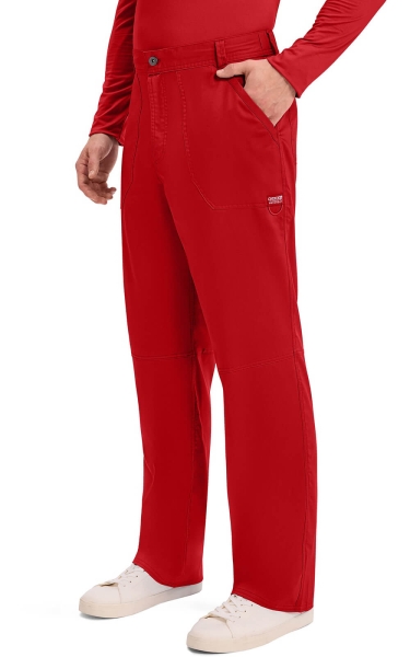 Pantaloni Medicali pentru Bărbați Cargo - Red | Cherokee Revolution - Img 3