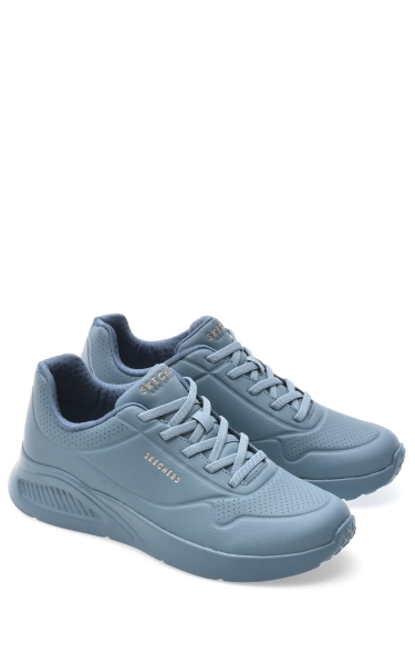 Pantofi medicali Skechers dama - Uno Lite | Slate Blue - Img 3