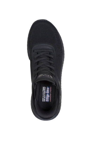 Pantofi Skechers dama Slip-Ins - Bobs Squad Chaos - Current Muse | Black - Img 3