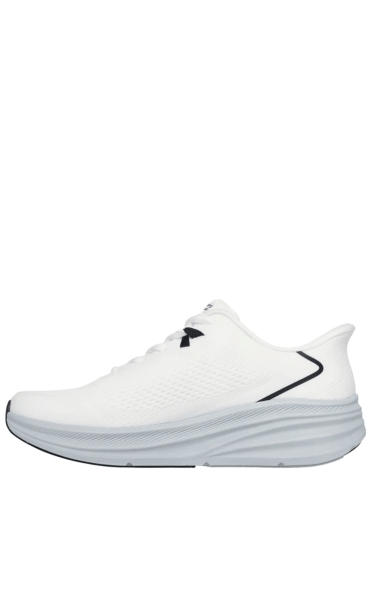 Pantofi Skechers Slip-Ins - Bobs Skillz | White / Gray - Img 2