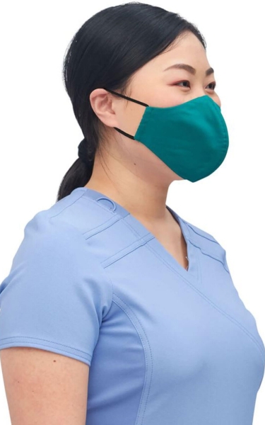 Set 5 Măști de Protecție Antimicrobiene Reutilizabile - Hunter Green | Cherokee - Img 3