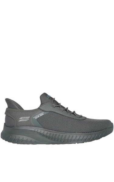 Set Skechers Slip-Ins Bărbați + Pantofi Skechers Bobs Squad Chaos Tough Walk | Pewter - Img 2