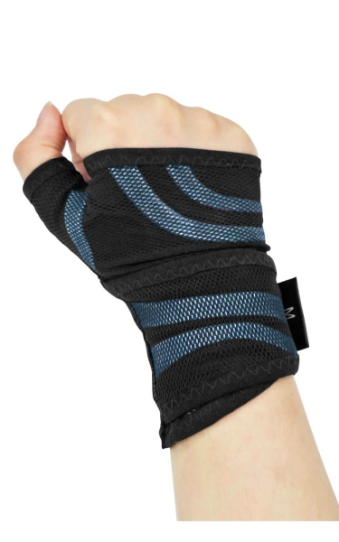 Stabilizator pentru încheietura mâinii cu triplă compresie UPF 50+ - Bodywine | Navy - Img 3