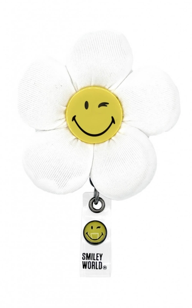 Suport Ecuson Retractabil Koi Happiness - SmileyWorld | Flower Smiley Puffer