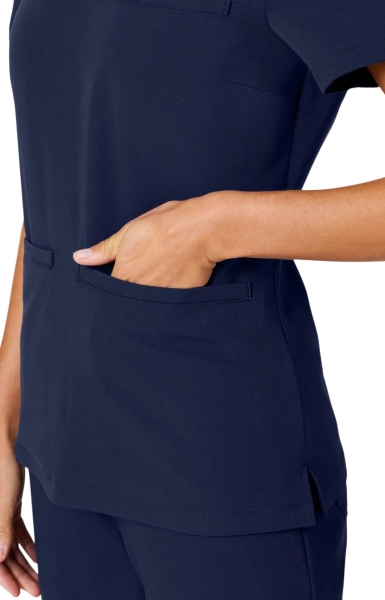 Bluză Medicală Jaanuu UltraLAST Cambrată – Helia | Midnight Navy - Img 5