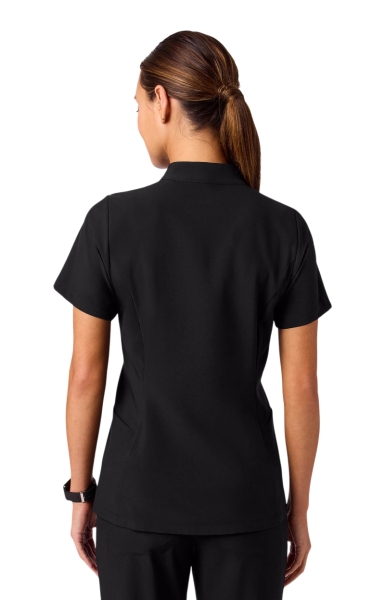Bluză Medicală Jaanuu UltraLITE – Aria Fit&Flare | Negru - Img 2