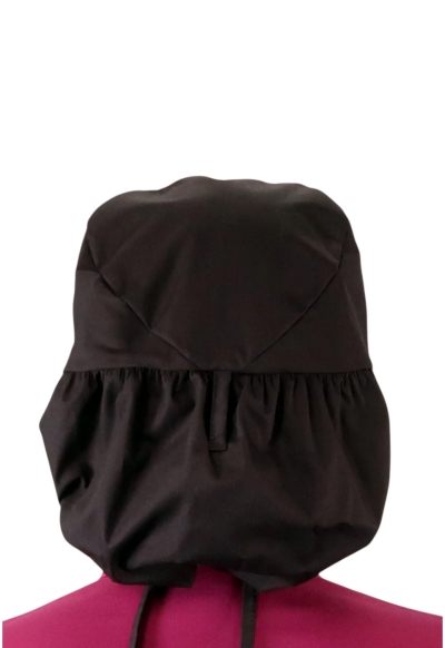 Boneta Chirurgicala Par Lung - Pink Butterfly Patch on Solid Black Cap - Img 2
