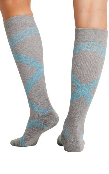 Ciorapi de compresie Cherokee 15-20 MmHg | Twisted Turquoise - Img 2