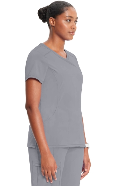 Halat medical antimicrobian Cherokee PROTX2® Mock Wrap - Infinity | Gri - Img 5
