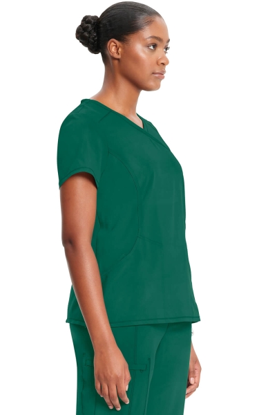 Halat medical antimicrobian Cherokee PROTX2® Mock Wrap - Infinity | Hunter Green - Img 5