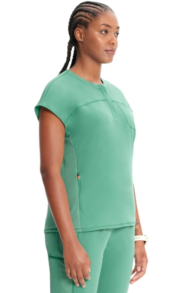 Halat medical antimicrobian PROTX2® Infinity GNR8 - Henley | Matcha Latte - Img 4