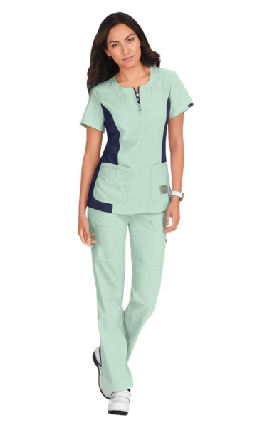 Halat medical dama Koi Happiness - Serenity | Sage - Img 3