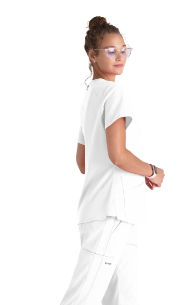 Halat medical Grey's Anatomy by Barco - Emma | White - Img 3