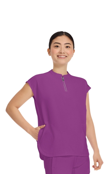 Halat Medical Healing Hands - Sandy | Plum Violet - Img 7