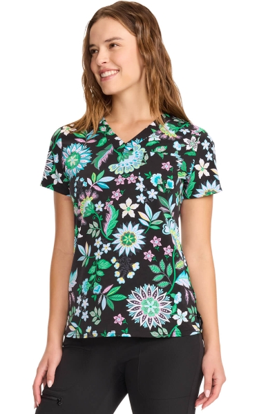 Halat Medical Med Couture - Mc Prints | Bohemian Bloom - Img 3