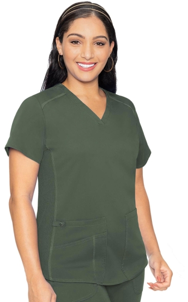 Halat Medical Shirttail Med Couture - Mc Touch | Olive - Img 1