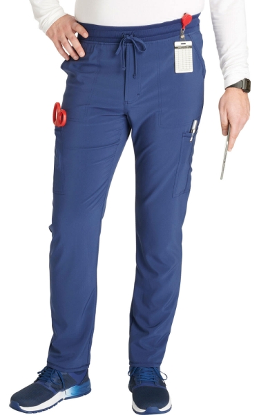 Pantaloni Antimicrobieni Conici PROTX2® - Navy | Cherokee - Img 1