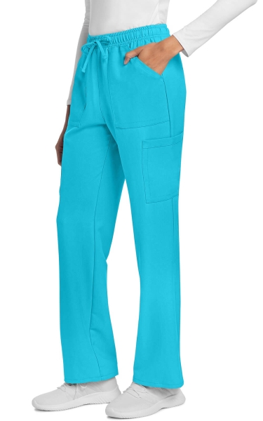 Pantaloni Medicali Antimicrobieni Cherokee PROTX2® - WW Originals Ultra | Turquoise - Img 4