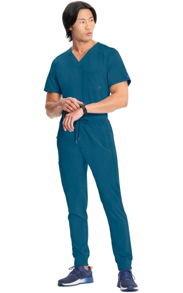 Pantaloni Medicali Antimicrobieni Jogger Cherokee PROTX2® - Infinity | Caribbean Blue - Img 2