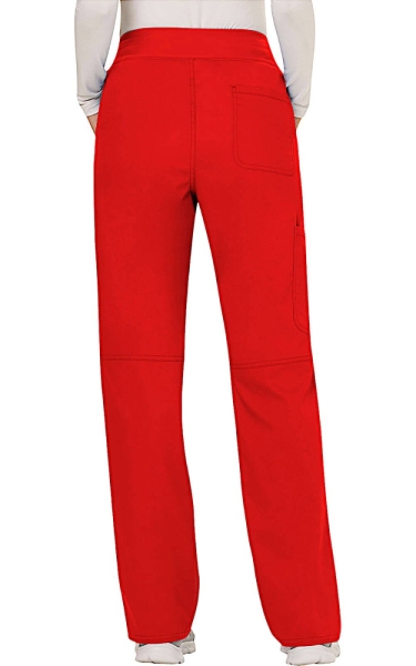 Pantaloni Medicali Cherokee cu Talie Elastică - WW Revolution | Red - Img 2