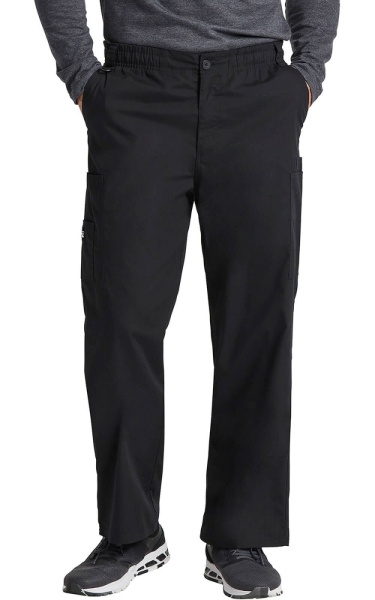 Pantaloni Medicali cu Talie Elastică EDS - Negru | Dickies - Img 1