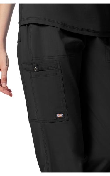 Pantaloni Medicali Damă Dickies FORGE - Straight Leg Cargo | Black - Img 4