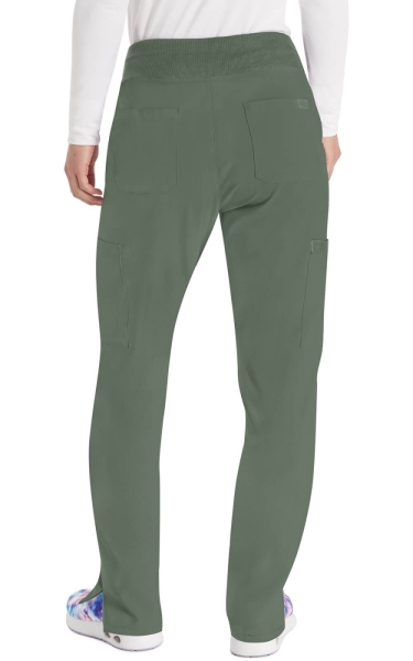 Pantaloni Medicali Dickies cu Talie Elastică - EDS Essentials | Olive - Img 4