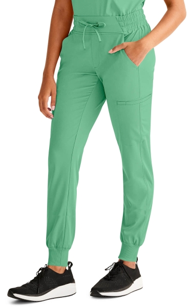Pantaloni Medicali Jogger Healing Hands Rhea - HH Works | Surreal Green - Img 4
