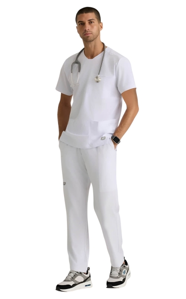 Pantaloni Medicali Skechers by Barco - Compass | White - Img 3